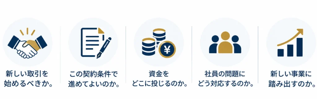 企業の成長過程における課題